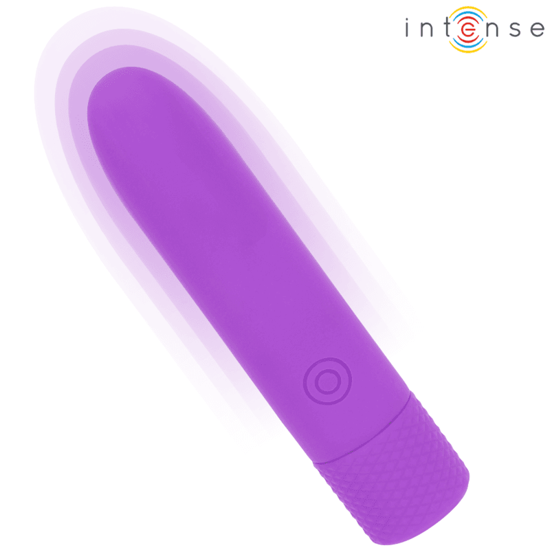 INTENSE - SYMONE USB RECHARGEABLE VIBRATING BULLET 8 VIBRATIONS PURPLE 10 X 2.2 CM thumb 2
