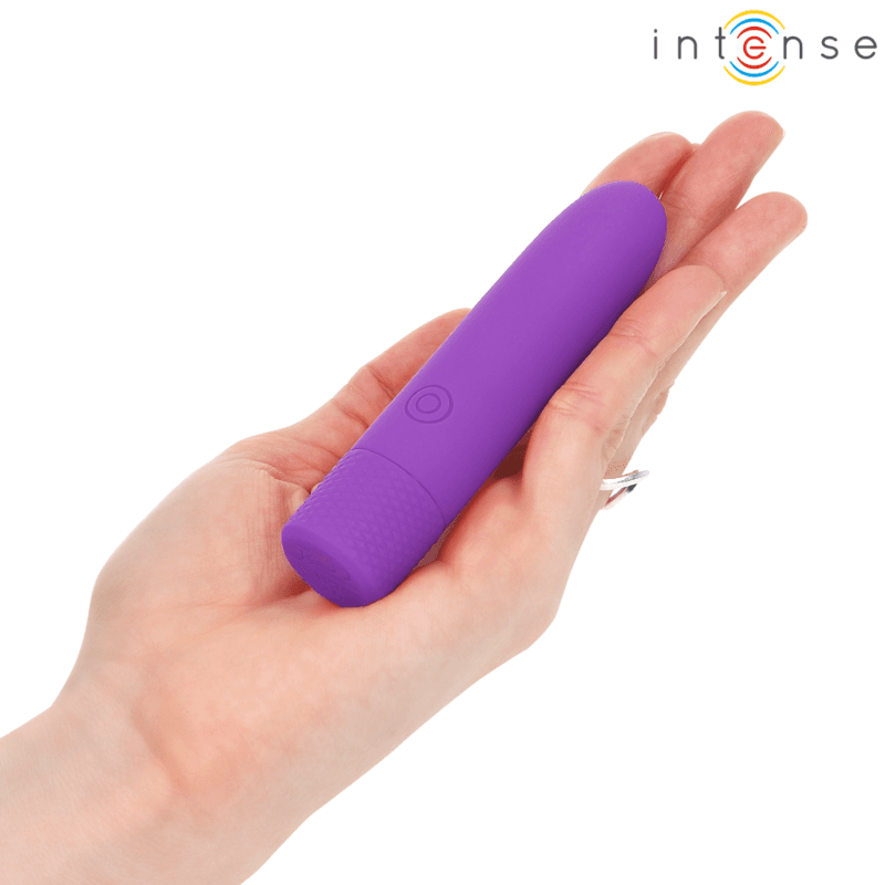 INTENSE - SYMONE USB RECHARGEABLE VIBRATING BULLET 8 VIBRATIONS PURPLE 10 X 2.2 CM thumb 6