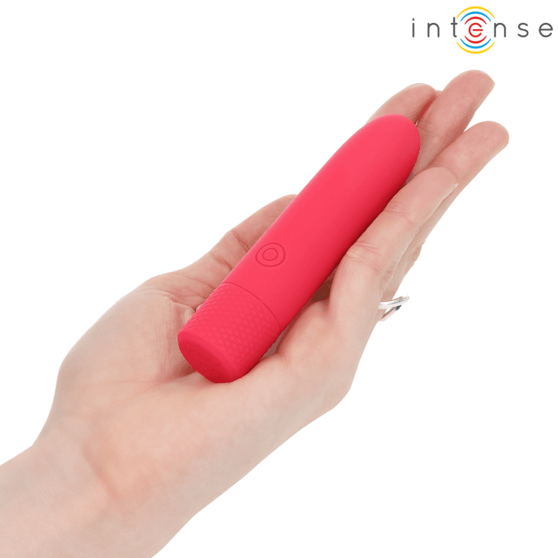 INTENSE - SYMONE USB RECHARGEABLE VIBRATING BULLET 8 VIBRATIONS RED 10 X 2.2 CM thumb 6