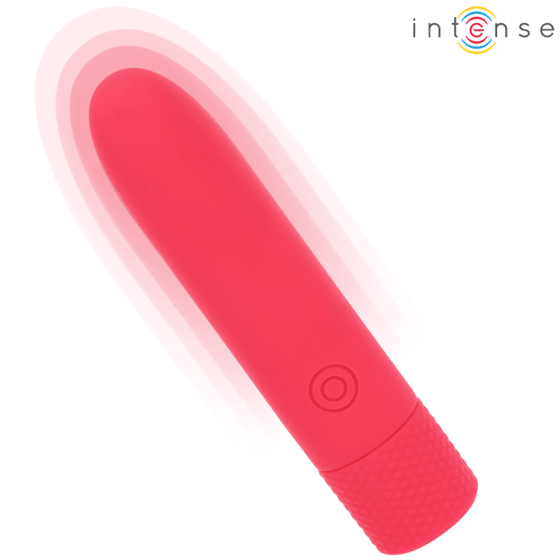 INTENSE - SYMONE USB RECHARGEABLE VIBRATING BULLET 8 VIBRATIONS RED 10 X 2.2 CM thumb 2