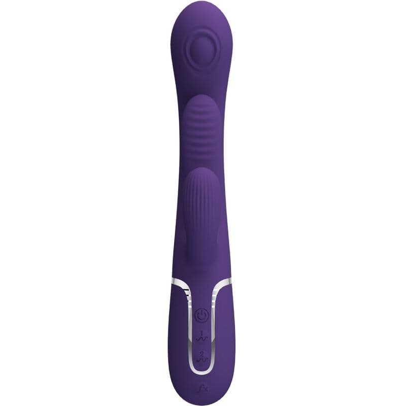 PRETTY LOVE - SHANIA TRIPLE RABBIT VIBRATOR MULTIFUNCTION PURPLE thumb 3