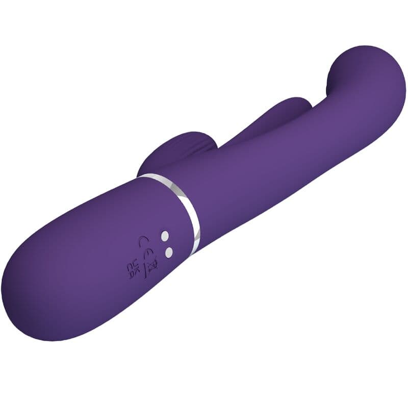 PRETTY LOVE - SHANIA TRIPLE RABBIT VIBRATOR MULTIFUNCTION PURPLE thumb 6