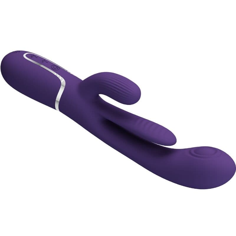 PRETTY LOVE - SHANIA TRIPLE RABBIT VIBRATOR MULTIFUNCTION PURPLE thumb 7