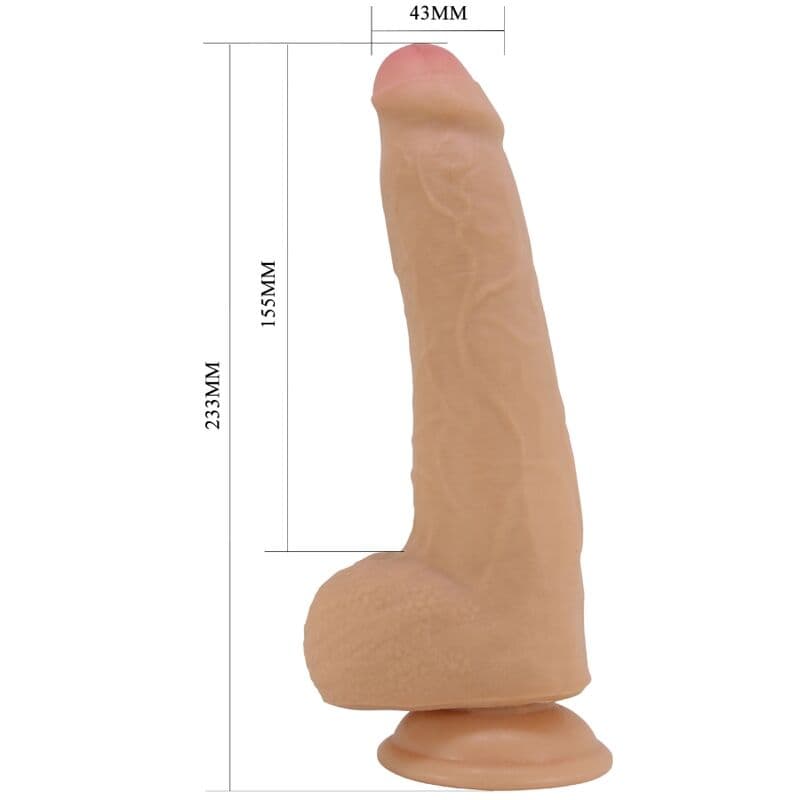 PRETTY LOVE - DRACO REALISTIC DILDO 23 CM FLESH thumb 5