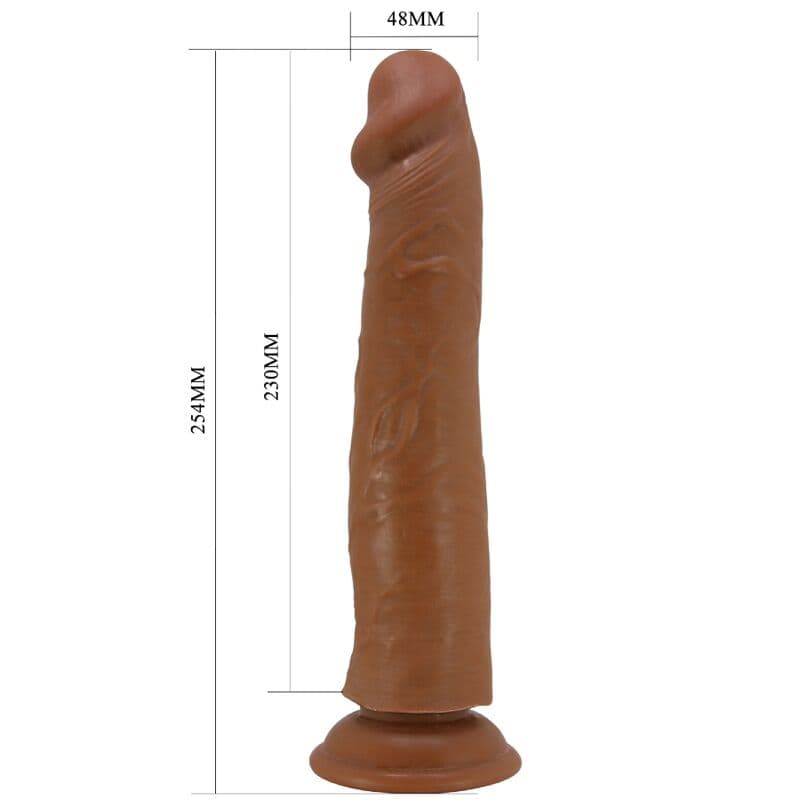 PRETTY LOVE - SHARIFE REALISTIC DILDO 25 CM BROWN thumb 5