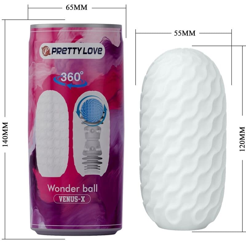 PRETTY LOVE - VENUS X MALE MASTURBATOR MODEL 3 WHITE thumb 6