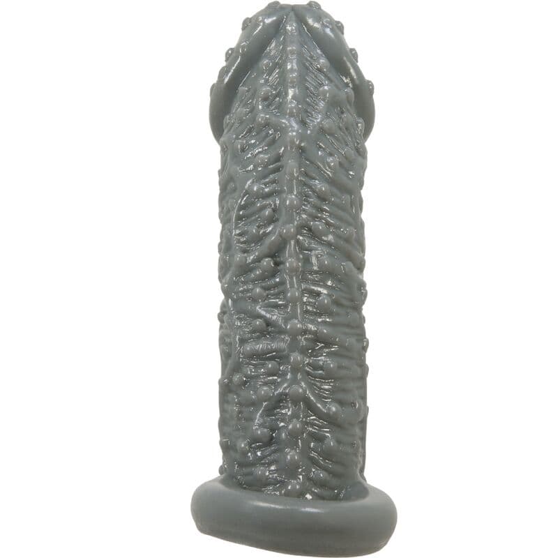 PRETTY LOVE - REALISTIC PENIS ENLARGER AND DELAY SLEEVE MODEL 2 GREY thumb 3