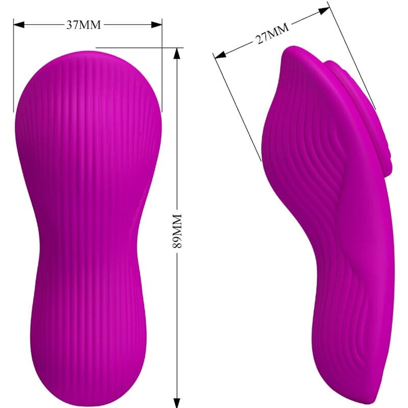 PRETTY LOVE - ROMARIO LAY-ON CLITORIS STIMULATOR REMOTE CONTROL PINK thumb 6