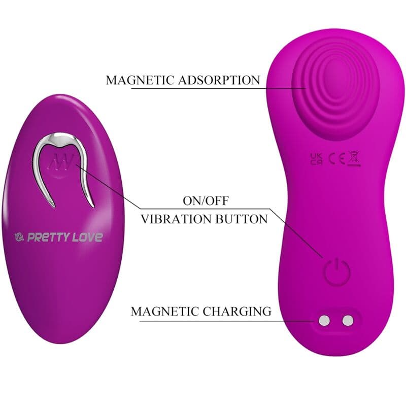 PRETTY LOVE - ROMARIO LAY-ON CLITORIS STIMULATOR REMOTE CONTROL PINK thumb 7