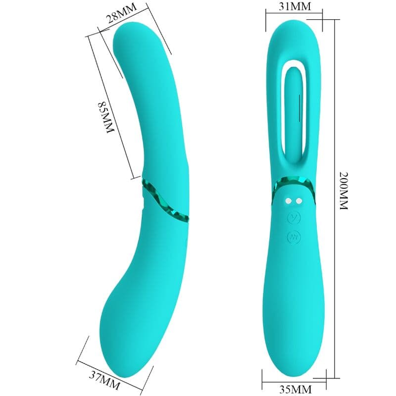 ROMANCE - LEXIE G-SPOT VIBRATOR 7 VIBRATIONS BLUE thumb 8