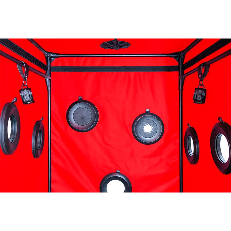 SECRET DOME - KINK CLUB CABIN SCANDALE BLACK & RED thumb 2