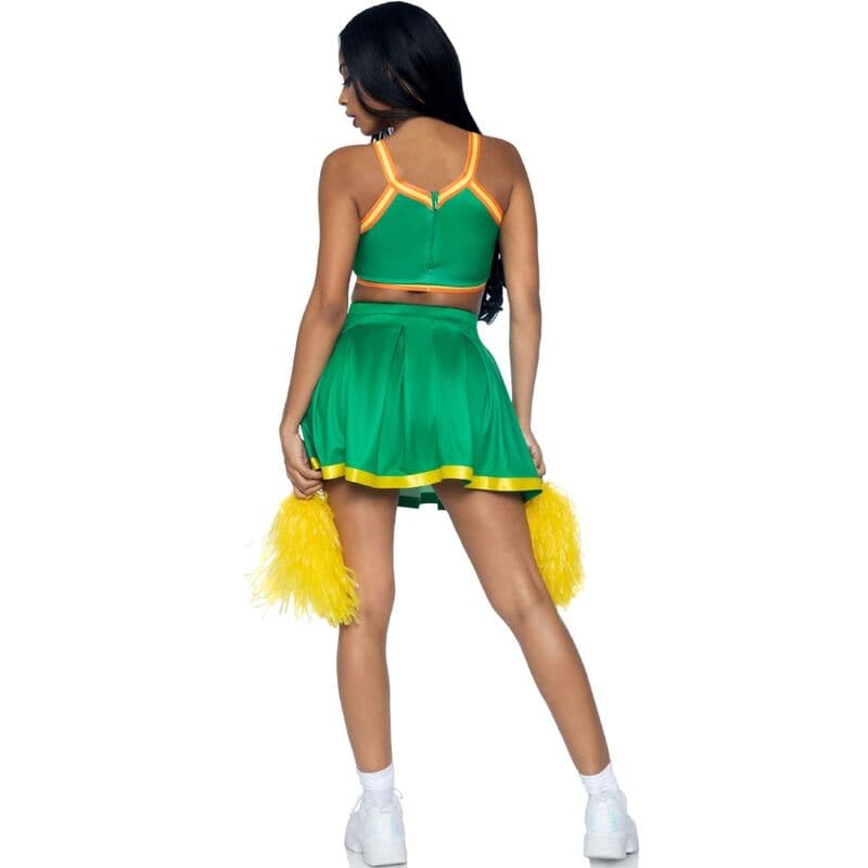 LEG AVENUE - COSTUME CHEERLEADER GREEN S/M thumb 2
