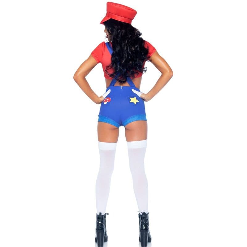 LEG AVENUE - SEXY COSTUME MARIO BROS RED/BLUE M thumb 3