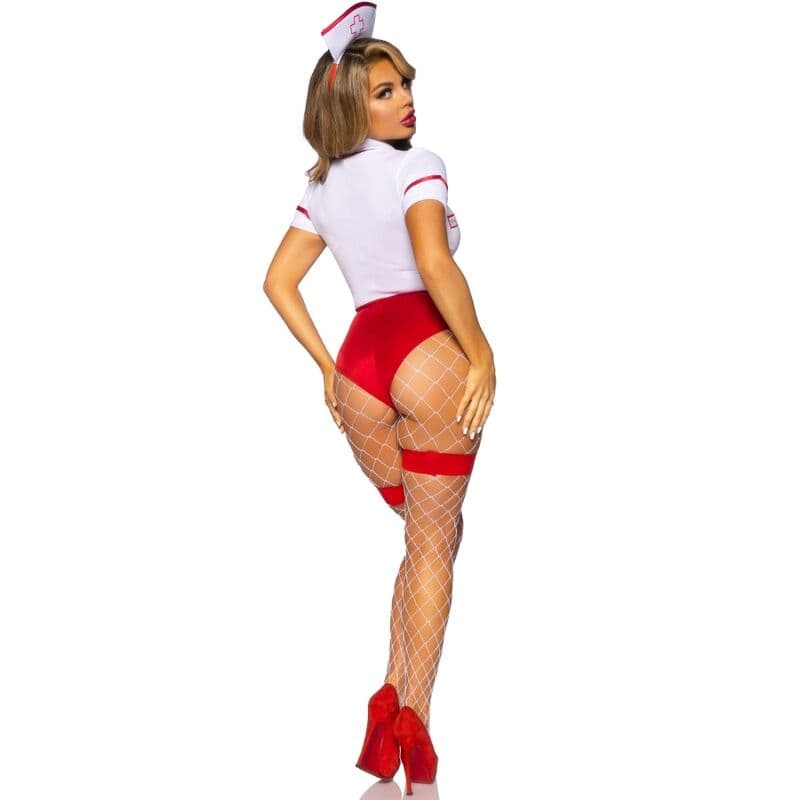LEG AVENUE - SEXY NURSE COSTUME RED/WHITE S thumb 8
