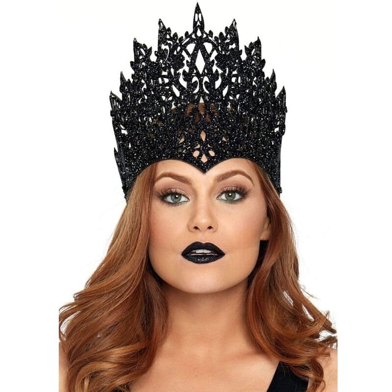 LEG AVENUE - CROWN WITH GLITTER AND JEWEL BLACK thumb 2