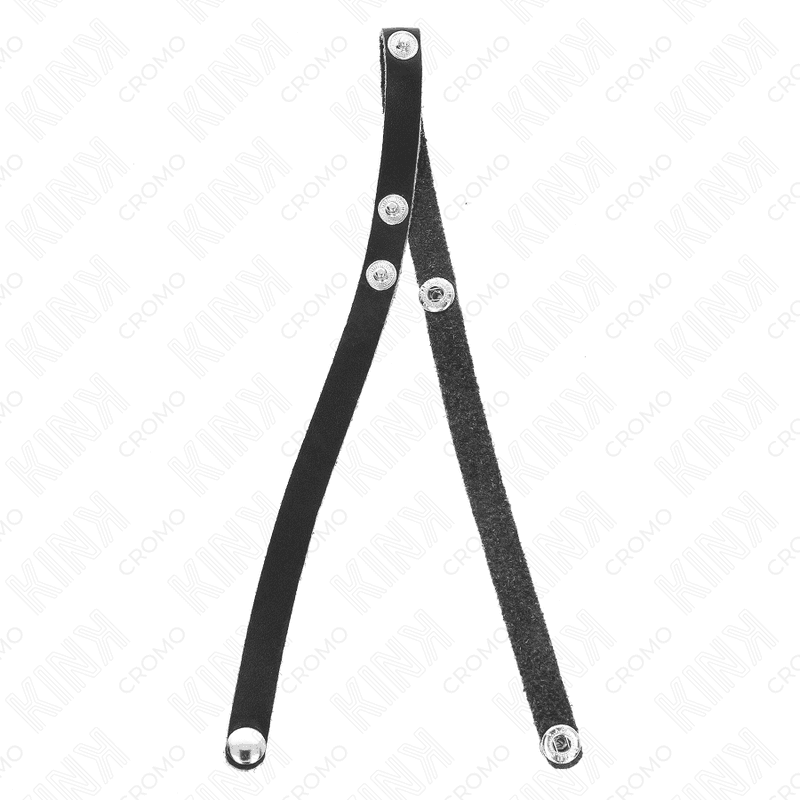 KINK - LEATHER PENIS RING WITH PRESSURE CLOSURE 39 X 1 CM thumb 4