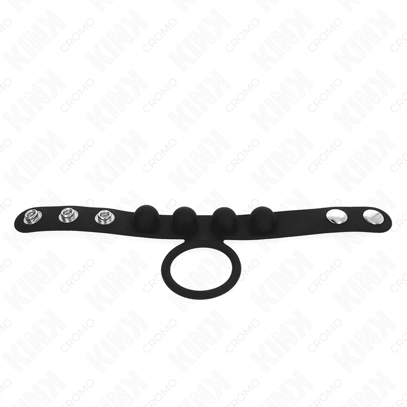 KINK - LEATHER PENIS RING 3.5 CM WITH PRESSURE CLOSURE 23 X 2 CM thumb 3