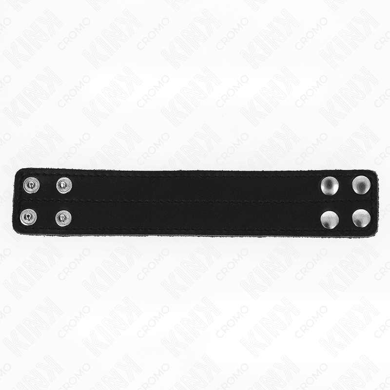 KINK - LEATHER PENIS RING WITH PRESSURE CLOSURE 18.5 X 3.3 CM thumb 3