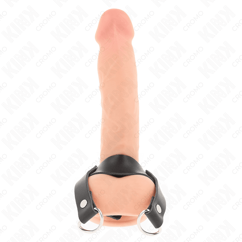 KINK - PENIS RING WITH "D" SHAPE RINGS 18.5 X 3.3 CM thumb 3