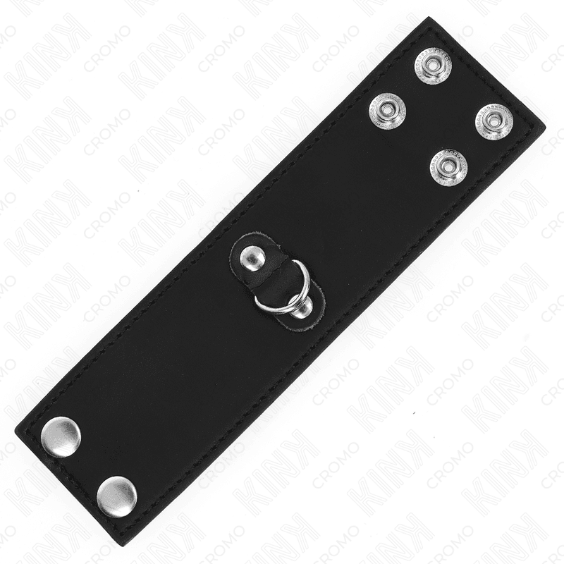 KINK - LEATHER PENIS RING WITH PRESSURE CLOSURE 18 X 5 CM thumb 4