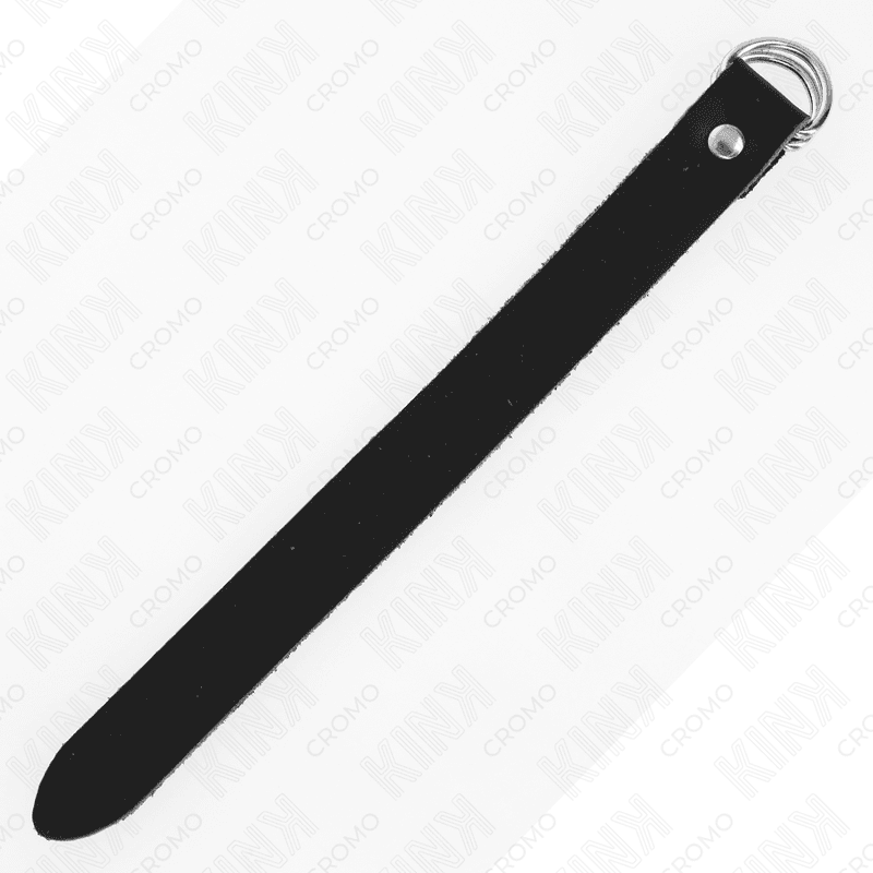 KINK - LEATHER PENIS RING WITH PRESSURE CLOSURE 22 X 2 CM thumb 4
