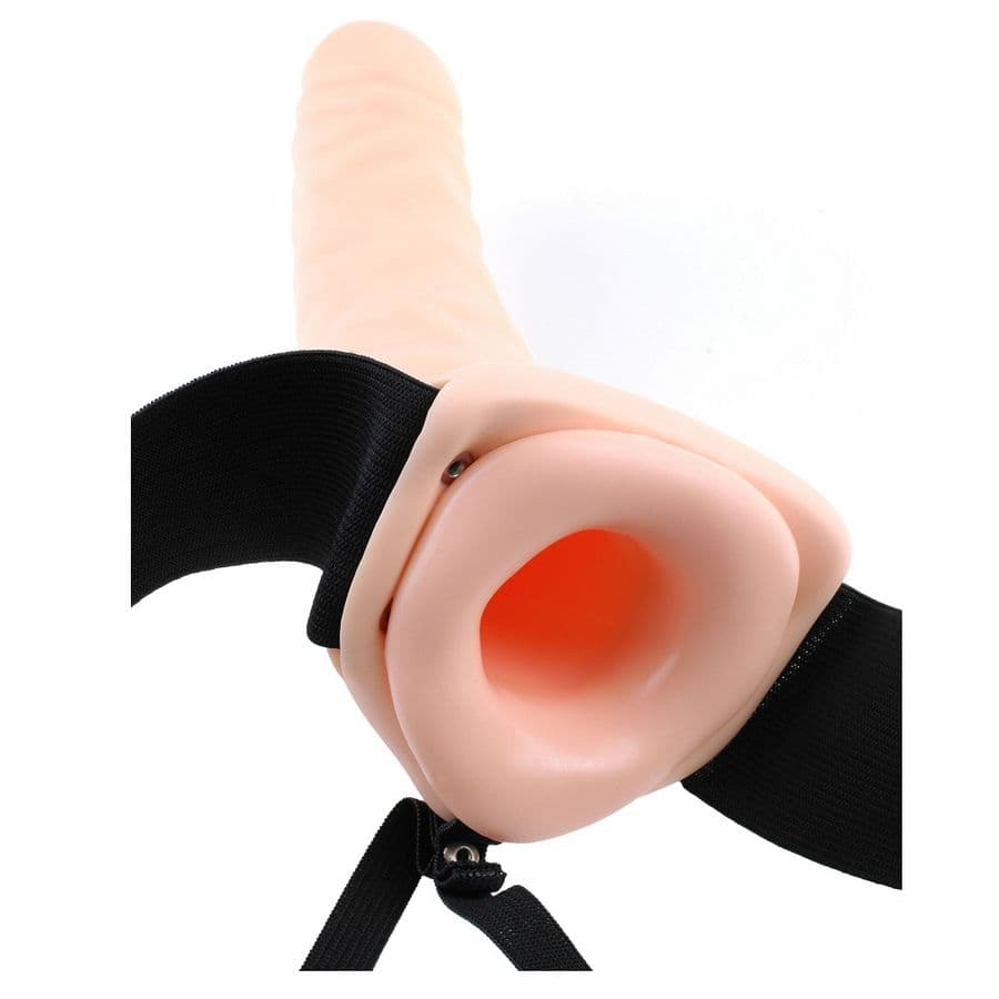 FETISH FANTASY SERIES - 19 CM HOLLOW STRAP-ON NATURAL thumb 5