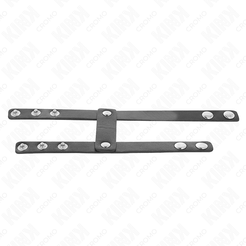 KINK - ADJUSTABLE DOUBLE LEATHER PENIS RING thumb 6