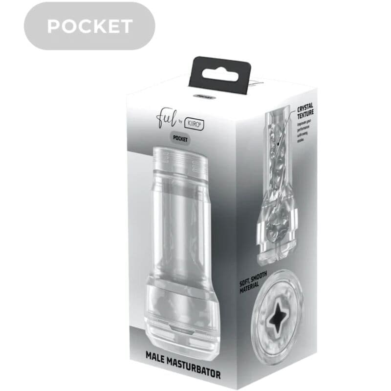 KIIROO - FEEL POCKET STROKER CRYSTAL BY KIIROO TRANSPARENT thumb 7