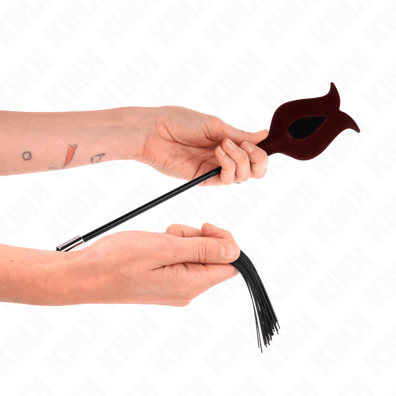 KINK - ROSE SHAPE SILICONE TASSEL WHIP 45 CM thumb 3