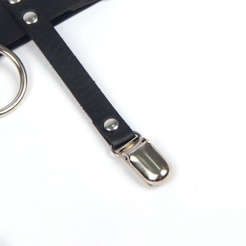 SUBBLIME - 953744 ADJUSTABLE LEATHER PUNK GARTER BLACK ONE SIZE thumb 5