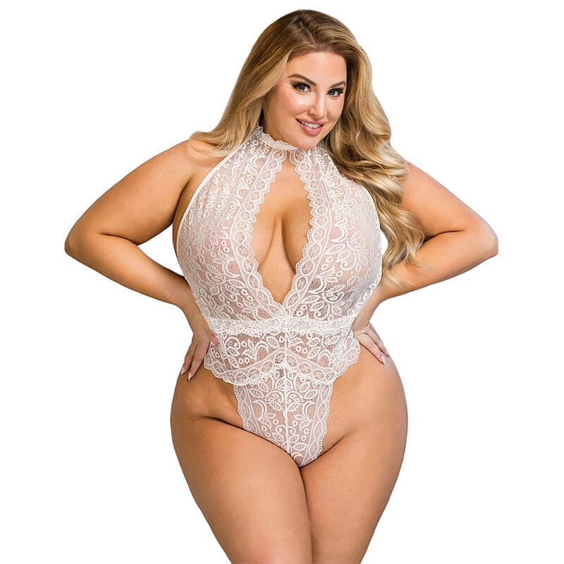SUBBLIME - 953867 LACE BODYSUIT WHITE L/XL thumb 2