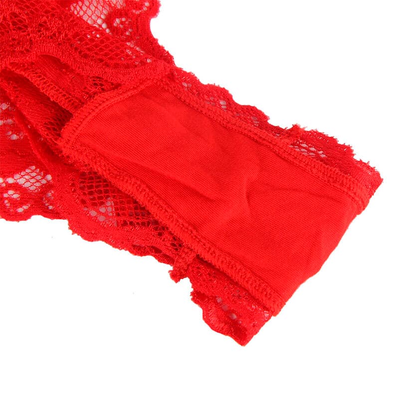 SUBBLIME - 953980 SEXY BODY WITH RUFFLES + BELT RED L/XL thumb 6
