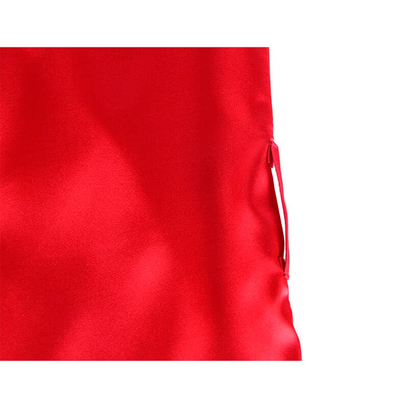 SUBBLIME - 954017 LACE SHEER BACK CAMISOLE + THONG RED/BLACK S/M thumb 8