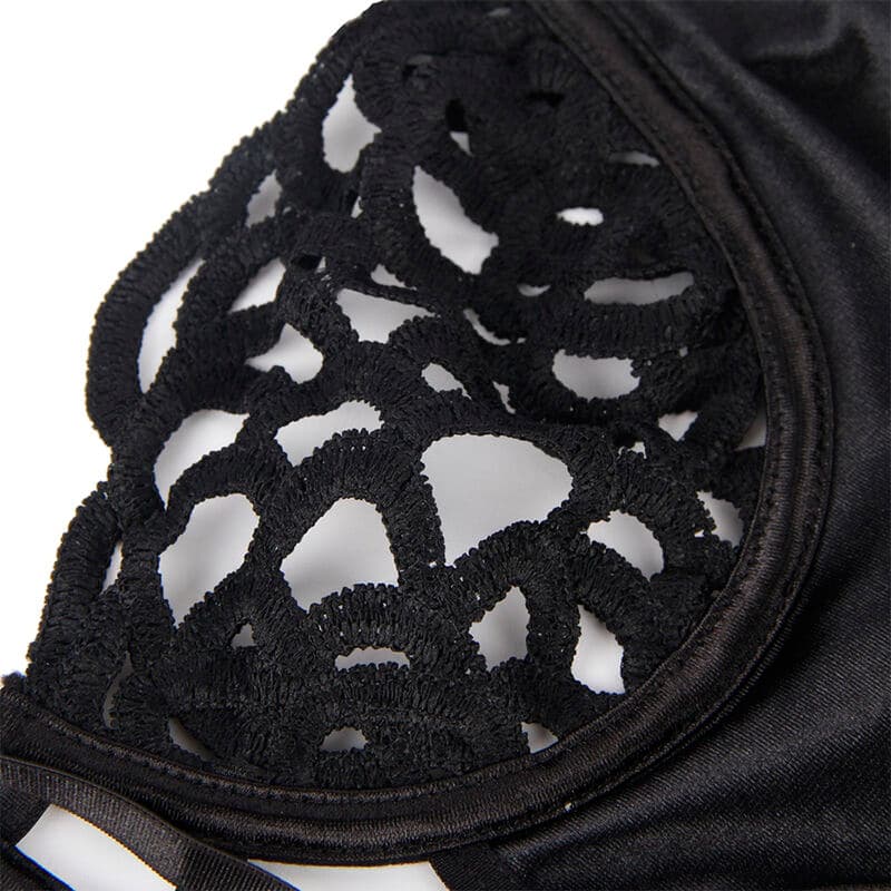 SUBBLIME - 954055 SEXY LACE BODYSUIT BLACK S/M thumb 9