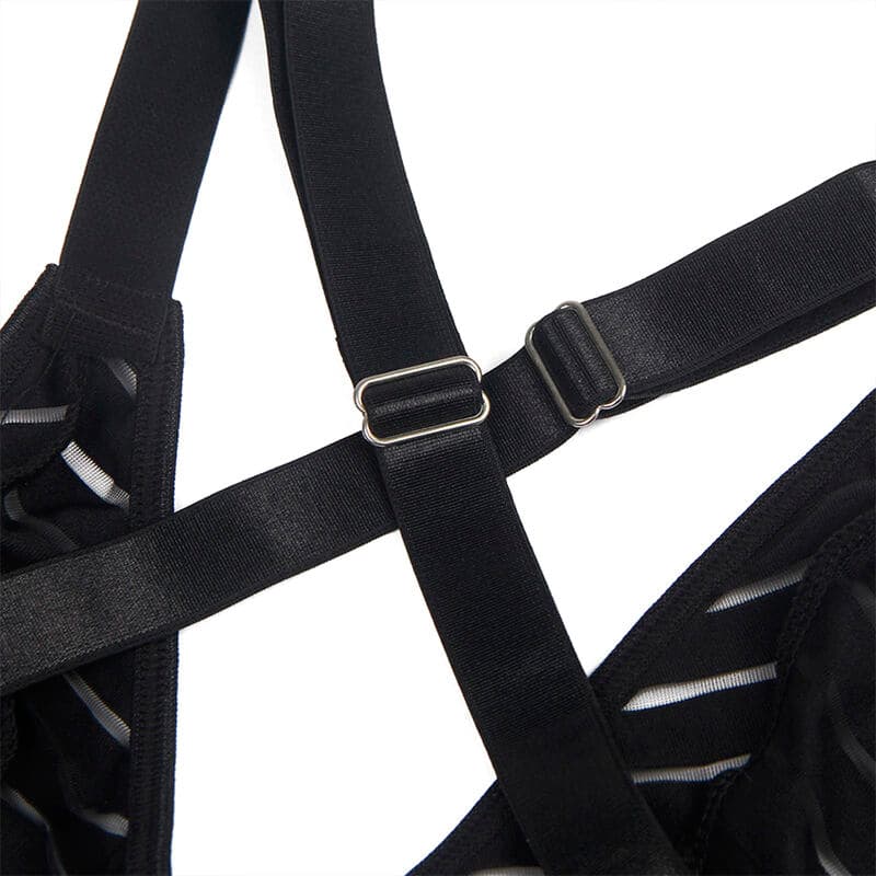 SUBBLIME - 954147 BODY WITH GARTER BELT BLACK S/M thumb 7