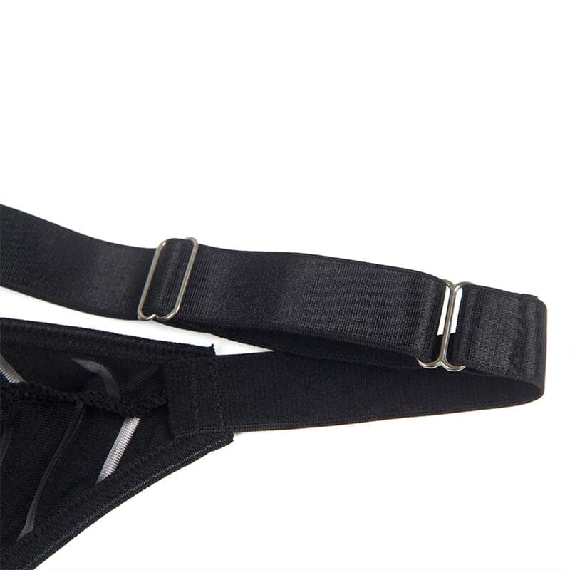 SUBBLIME - 954154 BODY WITH GARTER BELT BLACK L/XL thumb 7