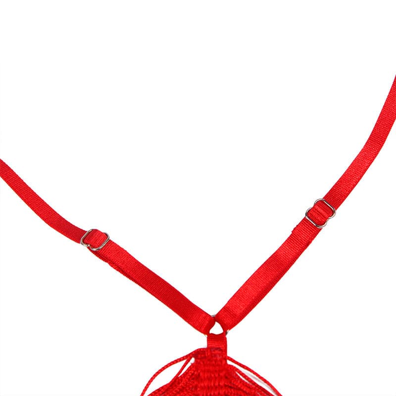 SUBBLIME - 954253 STRAPPY DRESS + THONG RED L/XL thumb 6