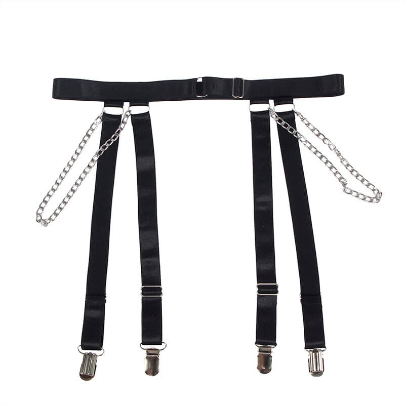 SUBBLIME - 954260 BODY WITH CHAINS + GARTER BELT BLACK S/M thumb 8