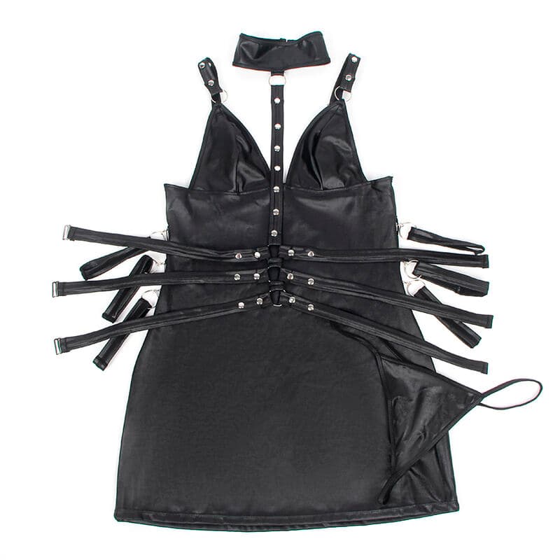 SUBBLIME - 954413 LEATHER BONDAGE BODY BLACK L/XL thumb 5