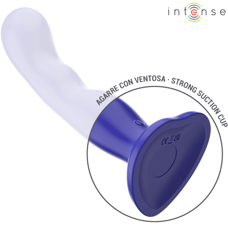 INTENSE - SHORTY VIBRATOR WITH SUCTION CUP BLUE REMOTE CONTROL thumb 5