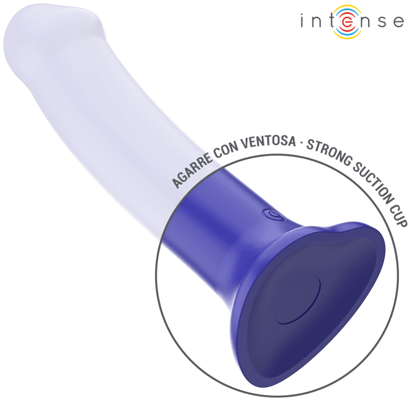INTENSE - VICTORIA VIBRATOR WITH SUCTION CUP 10 VIBRATIONS DARK BLUE REMOTE CONTROL thumb 4