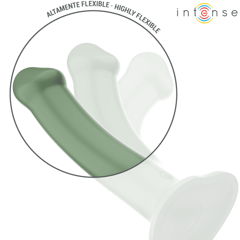 INTENSE - BECCA VIBRATOR WITH SUCTION CUP 10 VIBRATIONS GREEN REMOTE CONTROL thumb 5