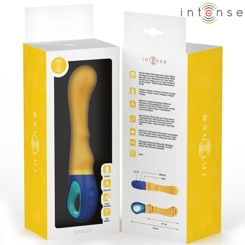 INTENSE - SHAGGY G-SPOT VIBRATOR YELLOW thumb 6