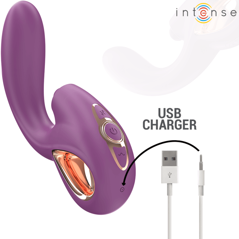 INTENSE - LALI MULTIFUNCTION G-SPOT VIBRATOR TAPPING & THRUST & VIBRATION PURPLE thumb 6