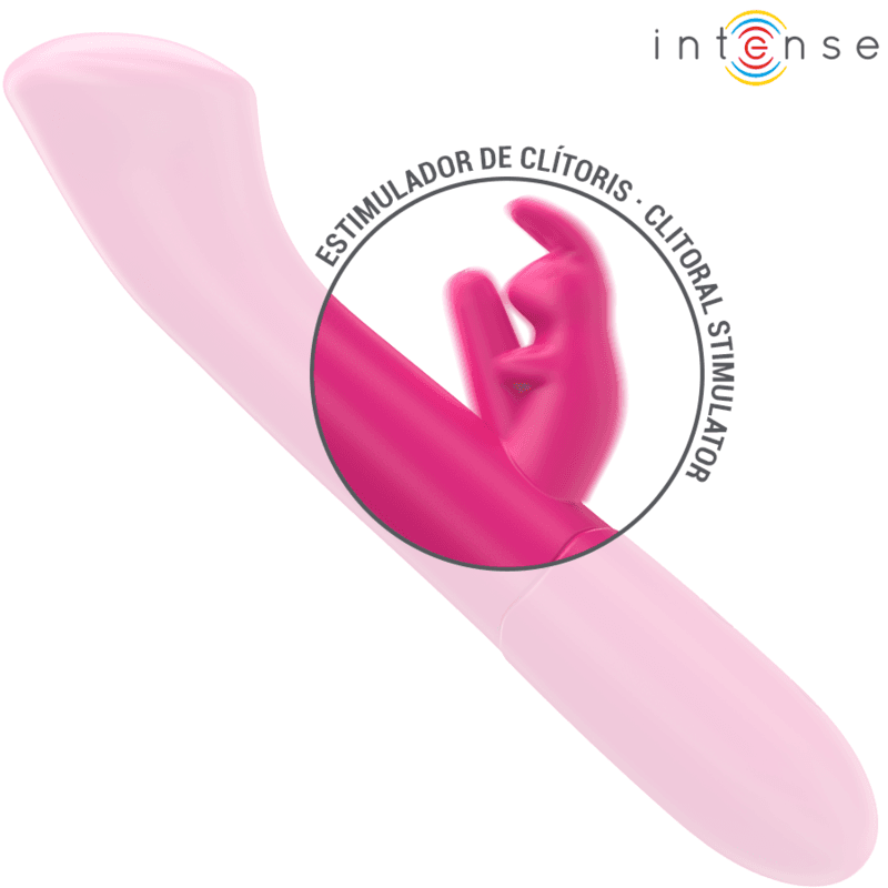 INTENSE - JULIETA RABBIT VIBRATOR 18.6 CM 10 VIBRATIONS PINK thumb 5