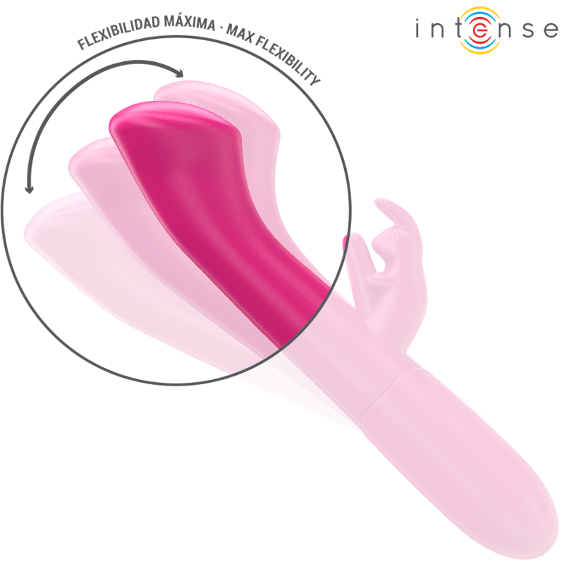 INTENSE - JULIETA RABBIT VIBRATOR 18.6 CM 10 VIBRATIONS PINK thumb 4