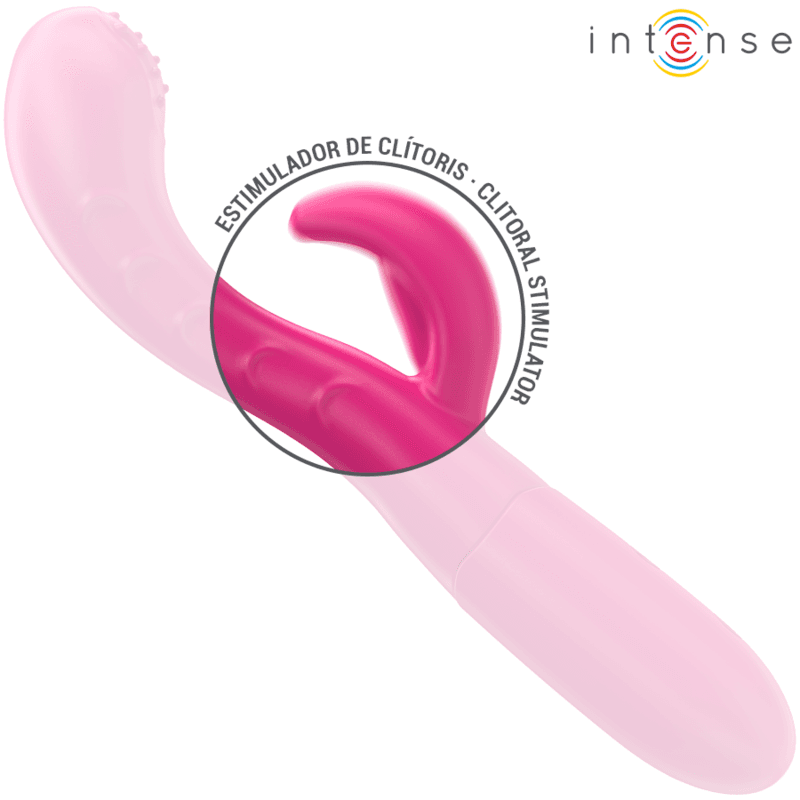 INTENSE - AMARA VIBRATOR WITH STIMULATING TONGUE 10 VIBRATIONS PINK thumb 5