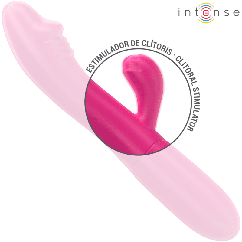 INTENSE - IVY FLEXIBLE VIBRATOR 10 VIBRATIONS WITH STIMULATING TONGUE PINK thumb 4