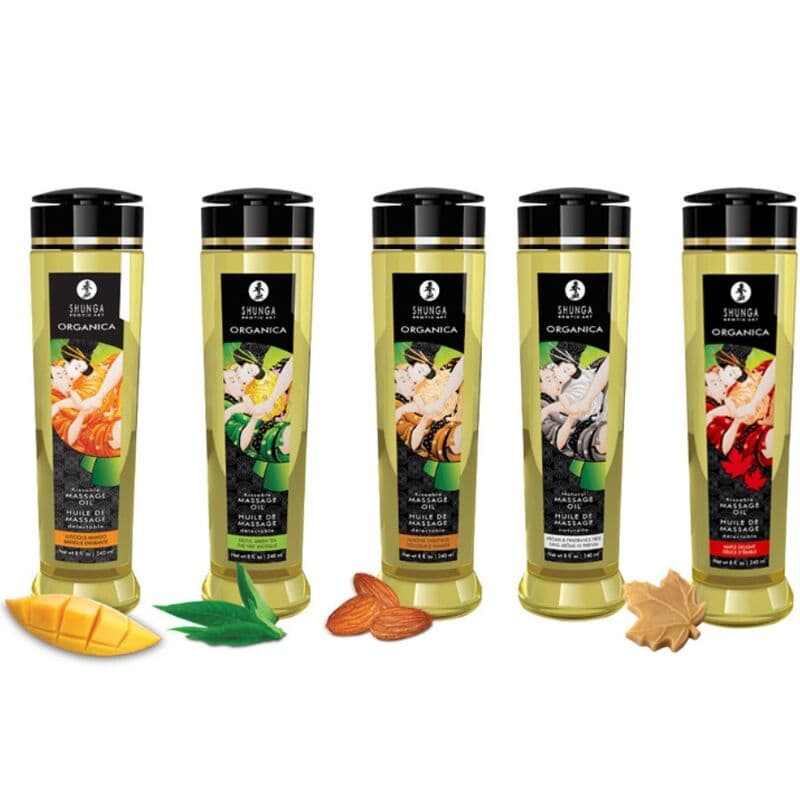 SHUNGA - ORGANIC MASSAGE OIL MANGO 240 ML thumb 2