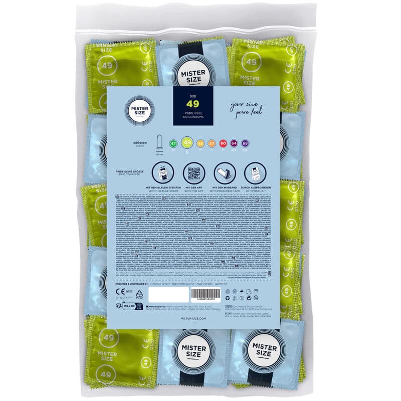 MISTER SIZE - CONDOM SIZE S 49 MM (100 UNITS) thumb 2